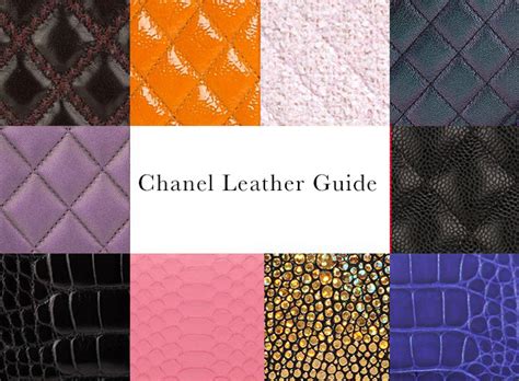 Chanel leather fabric